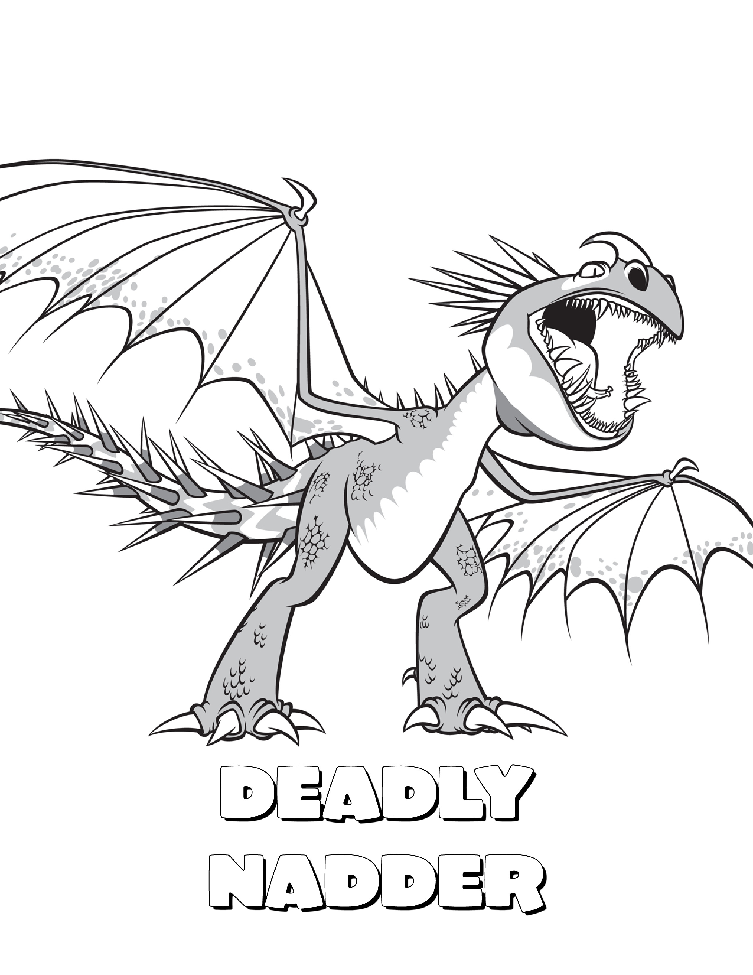 50 How To Train Your Dragon Coloring Book Pages 8