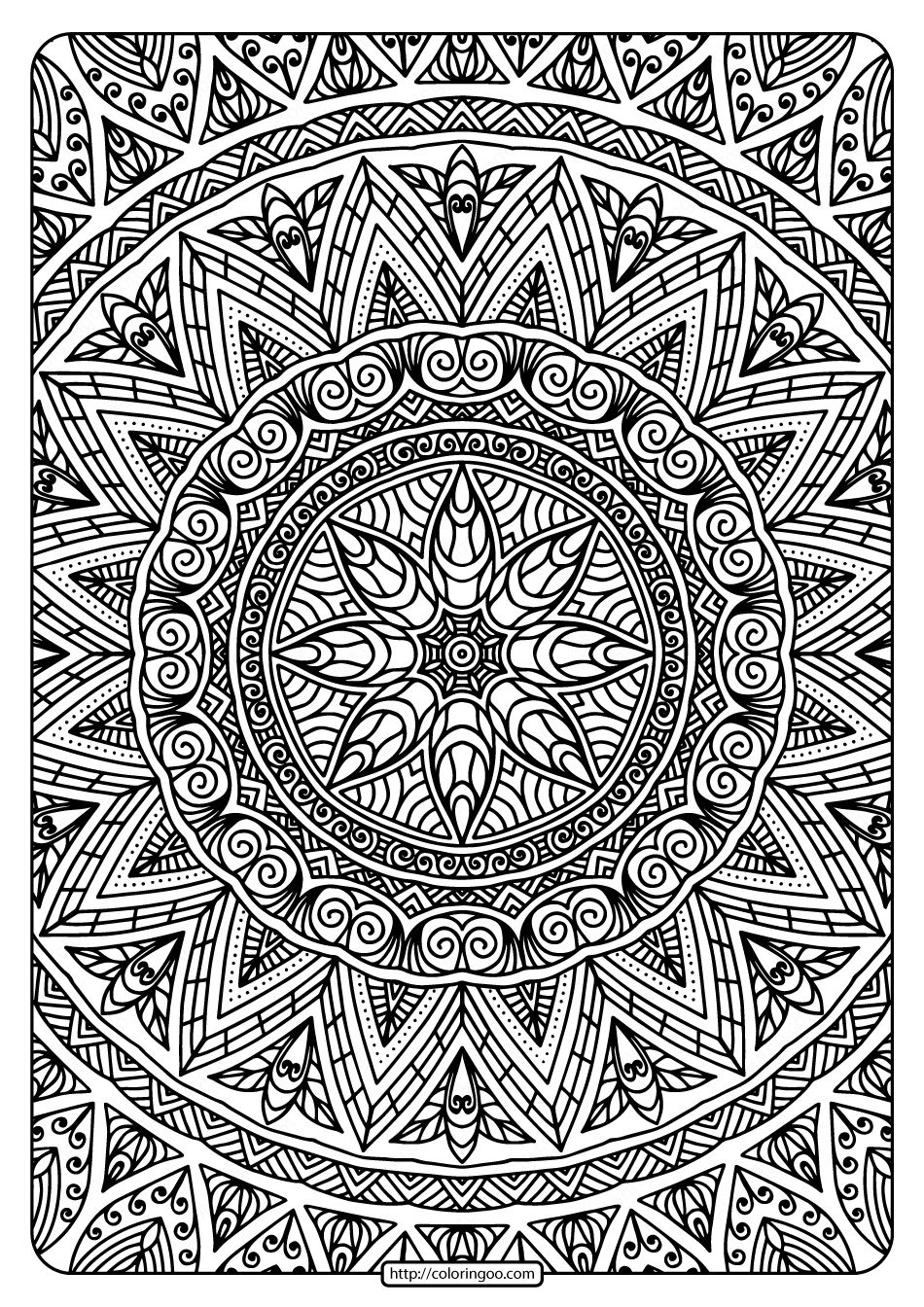 50 Mandala Coloring Book Pages 14