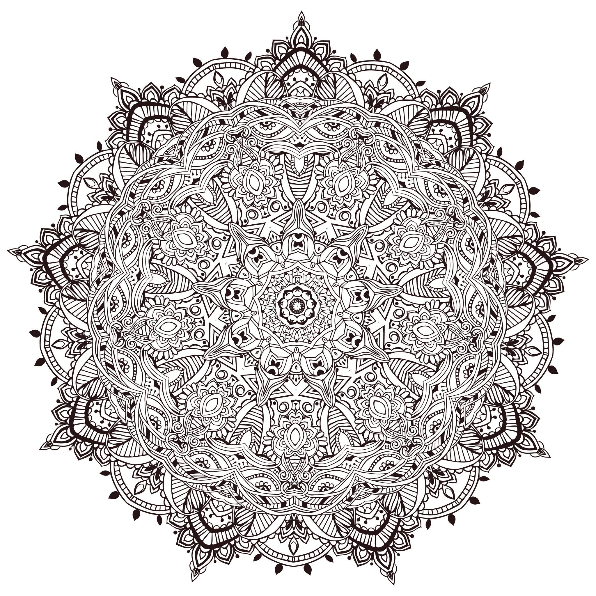 50 Mandala Coloring Book Pages 30