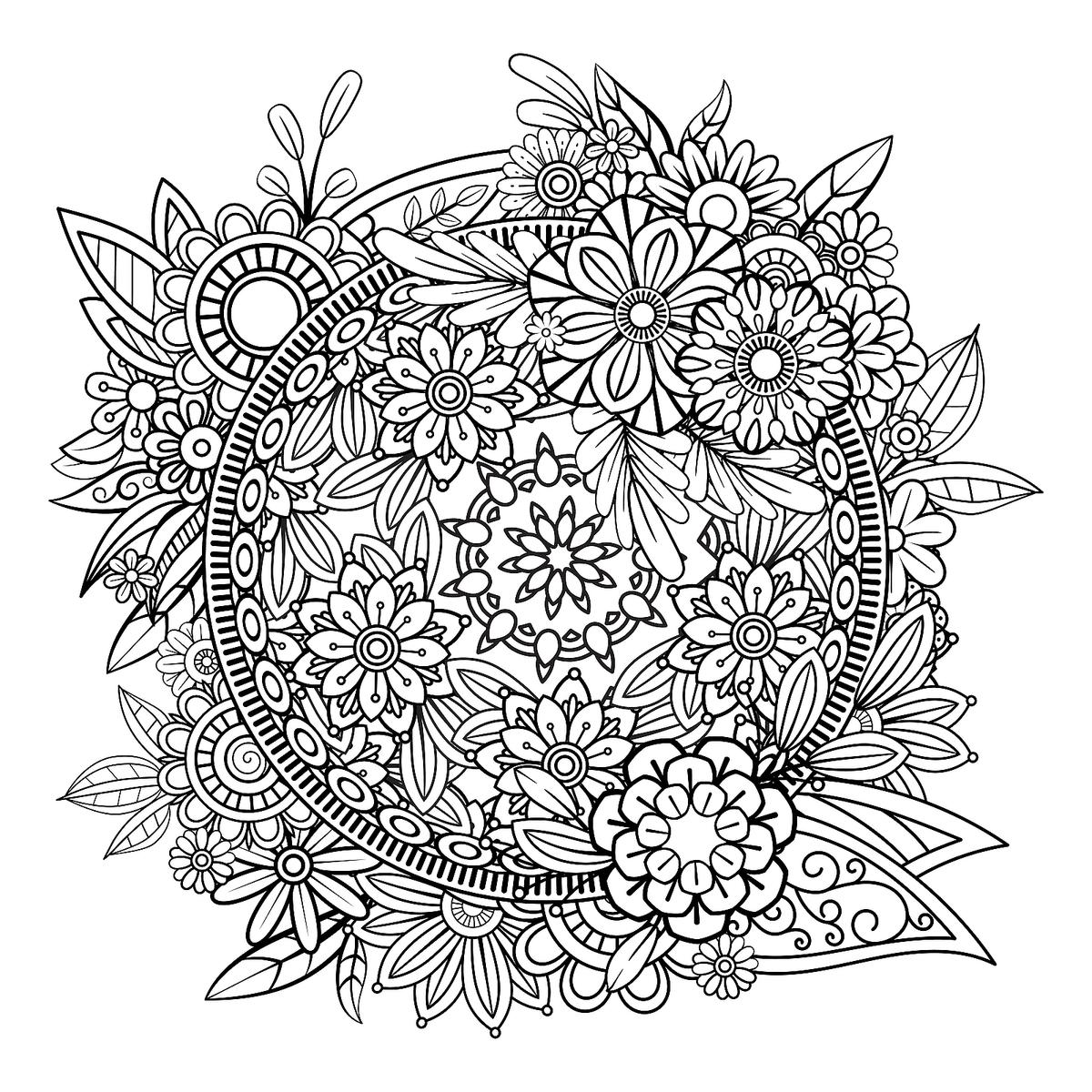 50 Mandala Coloring Book Pages 35