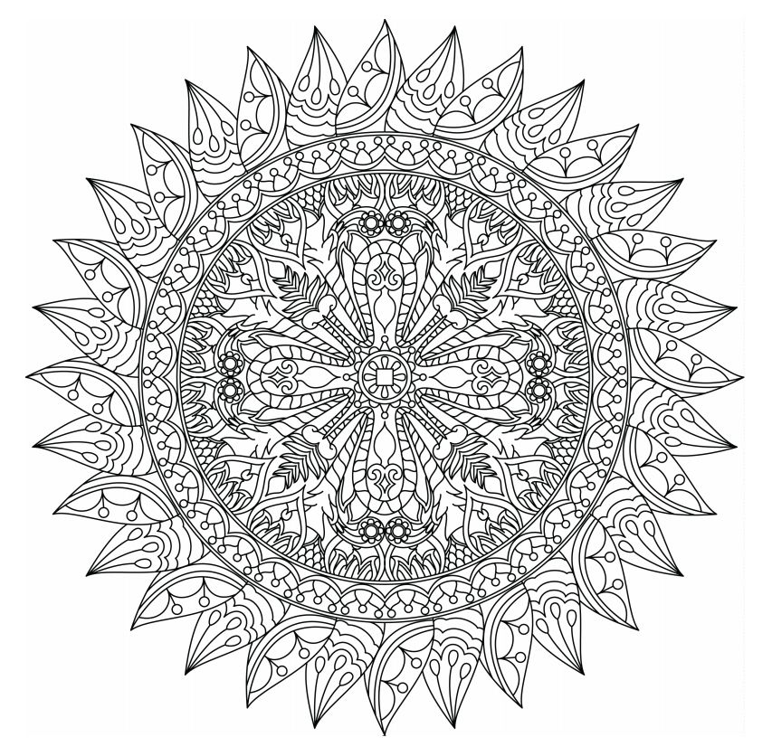 50 Mandala Coloring Book Pages 48