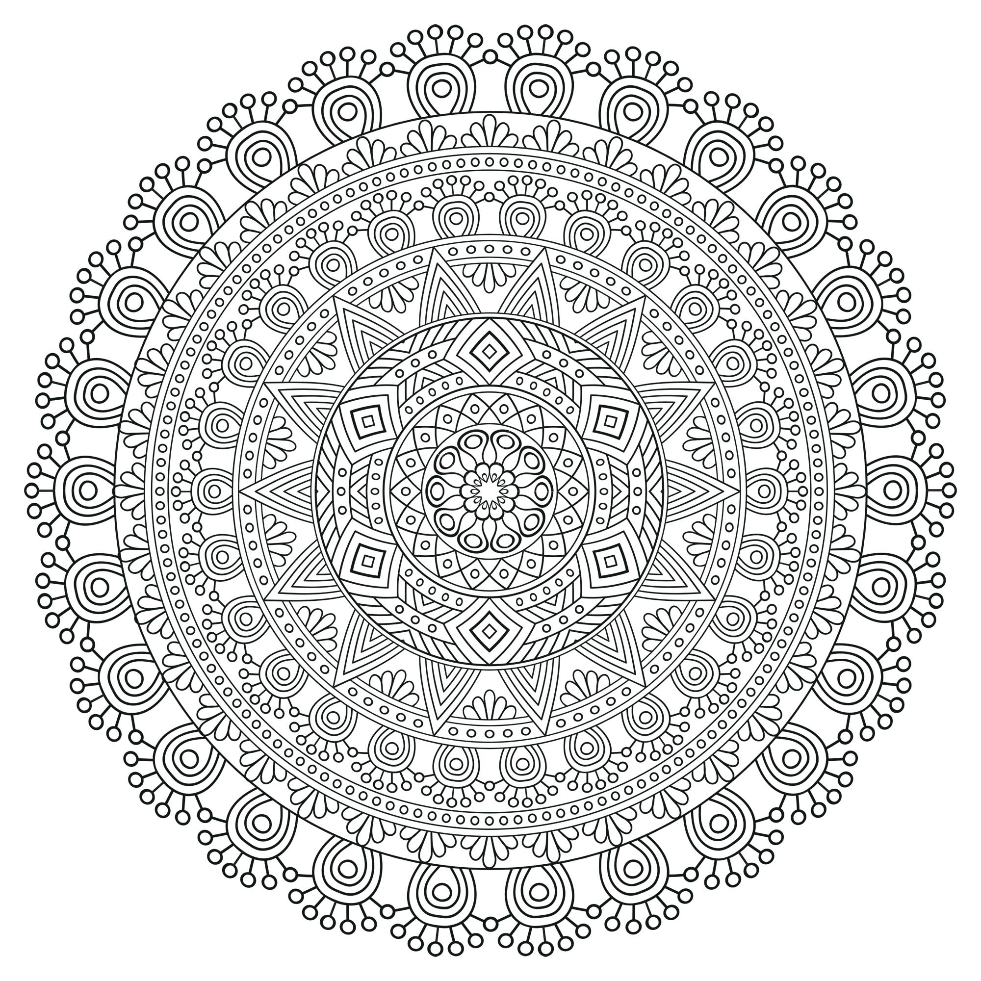 50 Mandala Coloring Book Pages 57