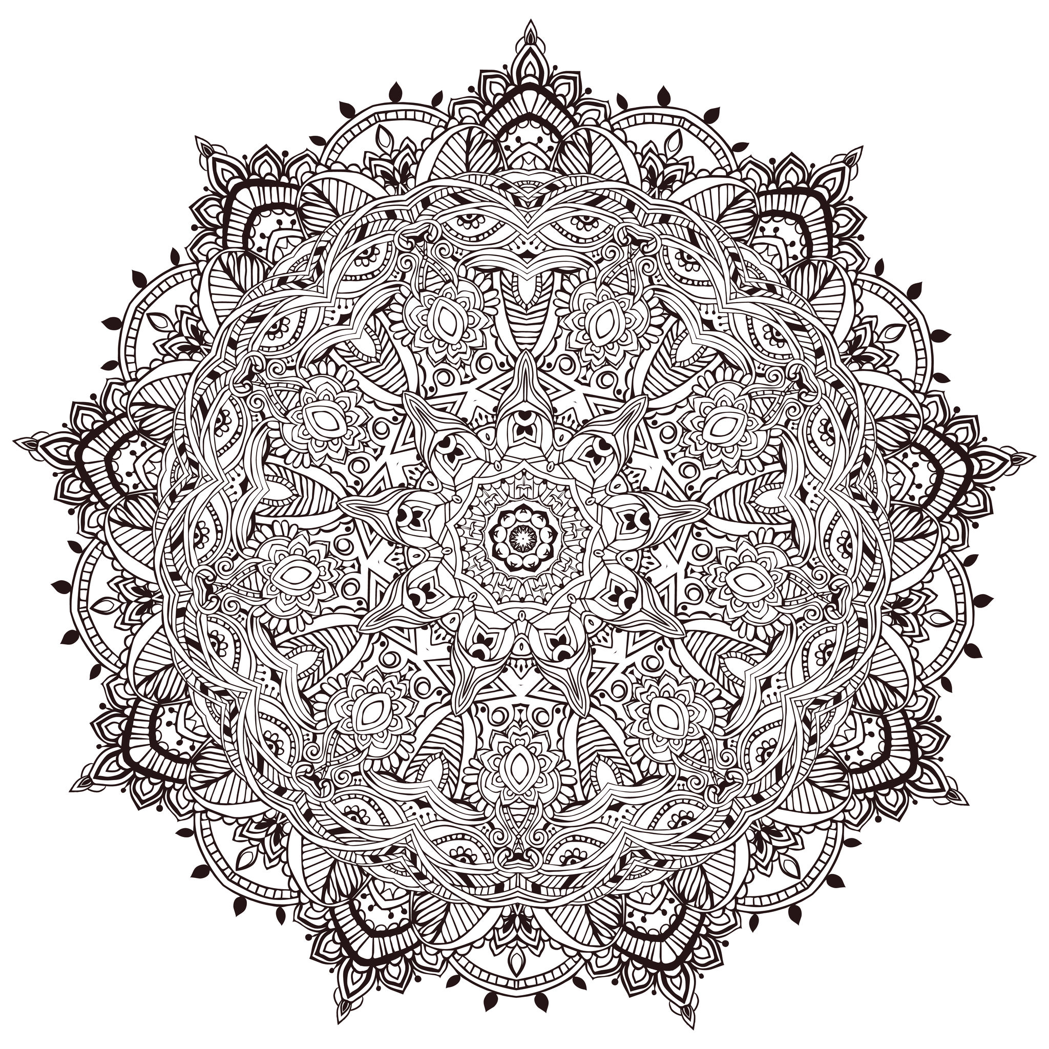 50 Mandala Coloring Book Pages 60