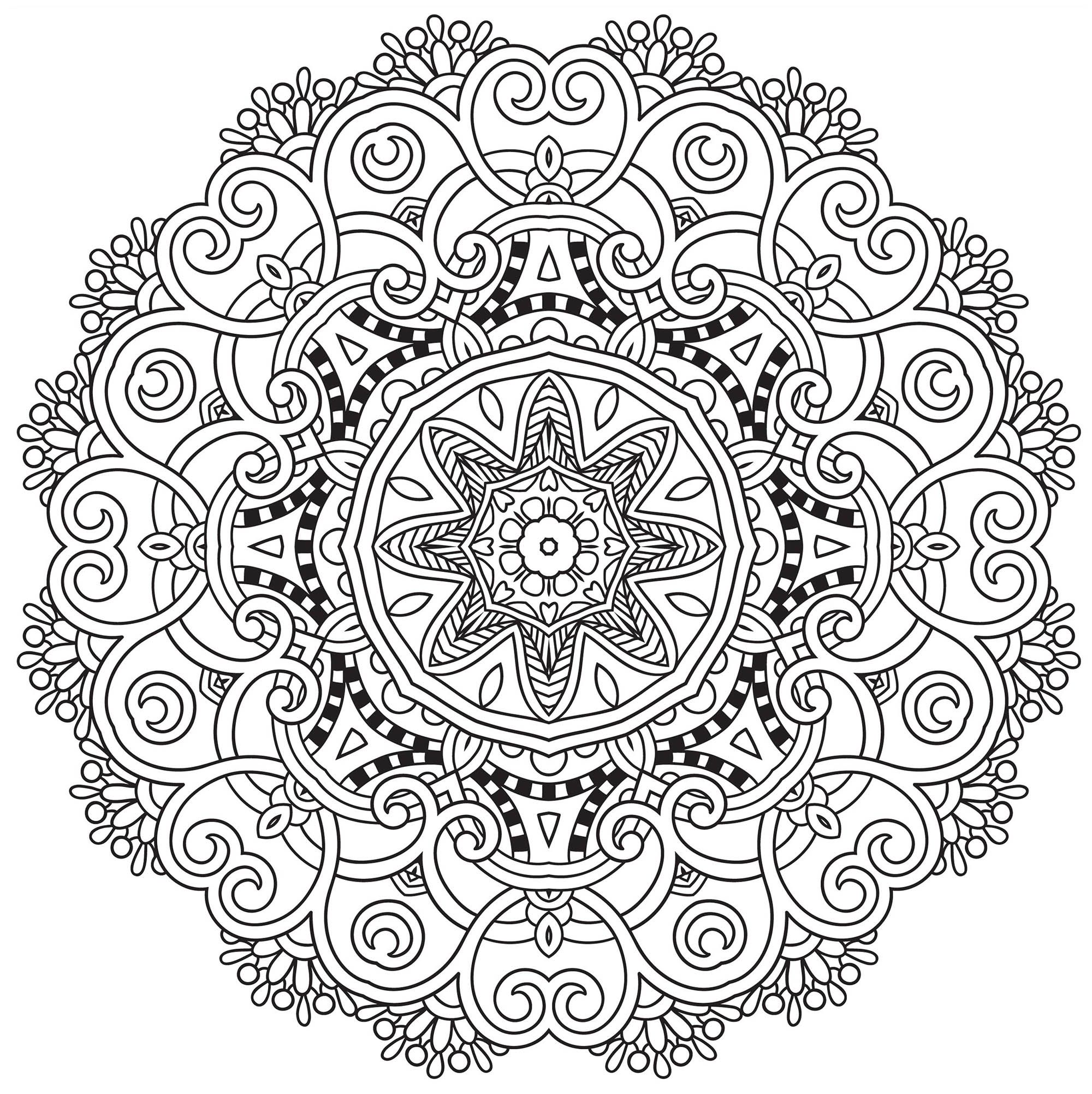 50 Mandala Coloring Book Pages 9