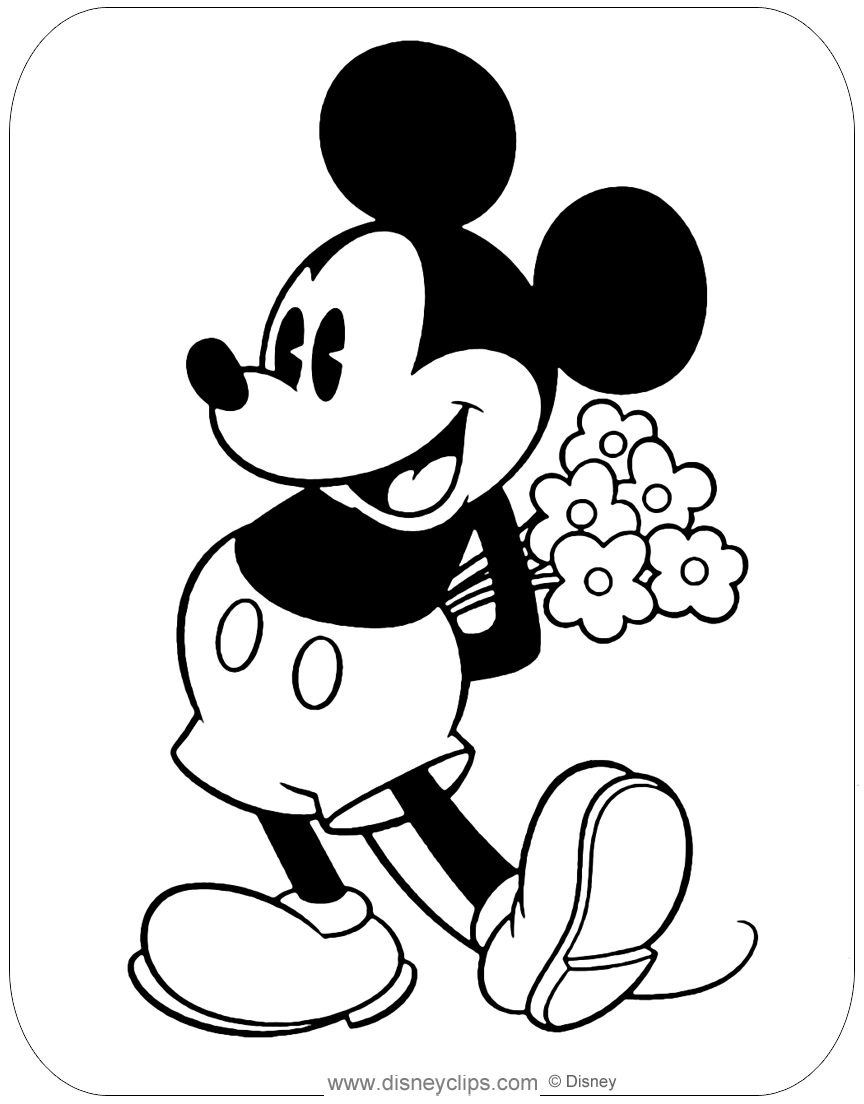 50 Mickey Mouse Color Book 17