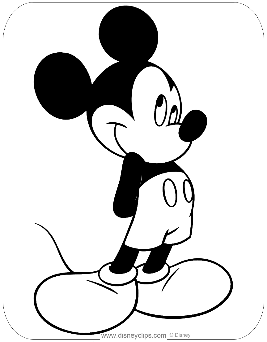 50 Mickey Mouse Color Book 19