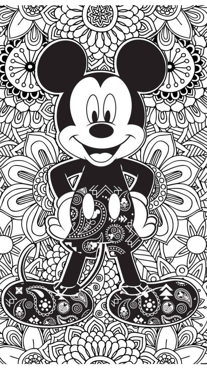 50 Mickey Mouse Color Book 21