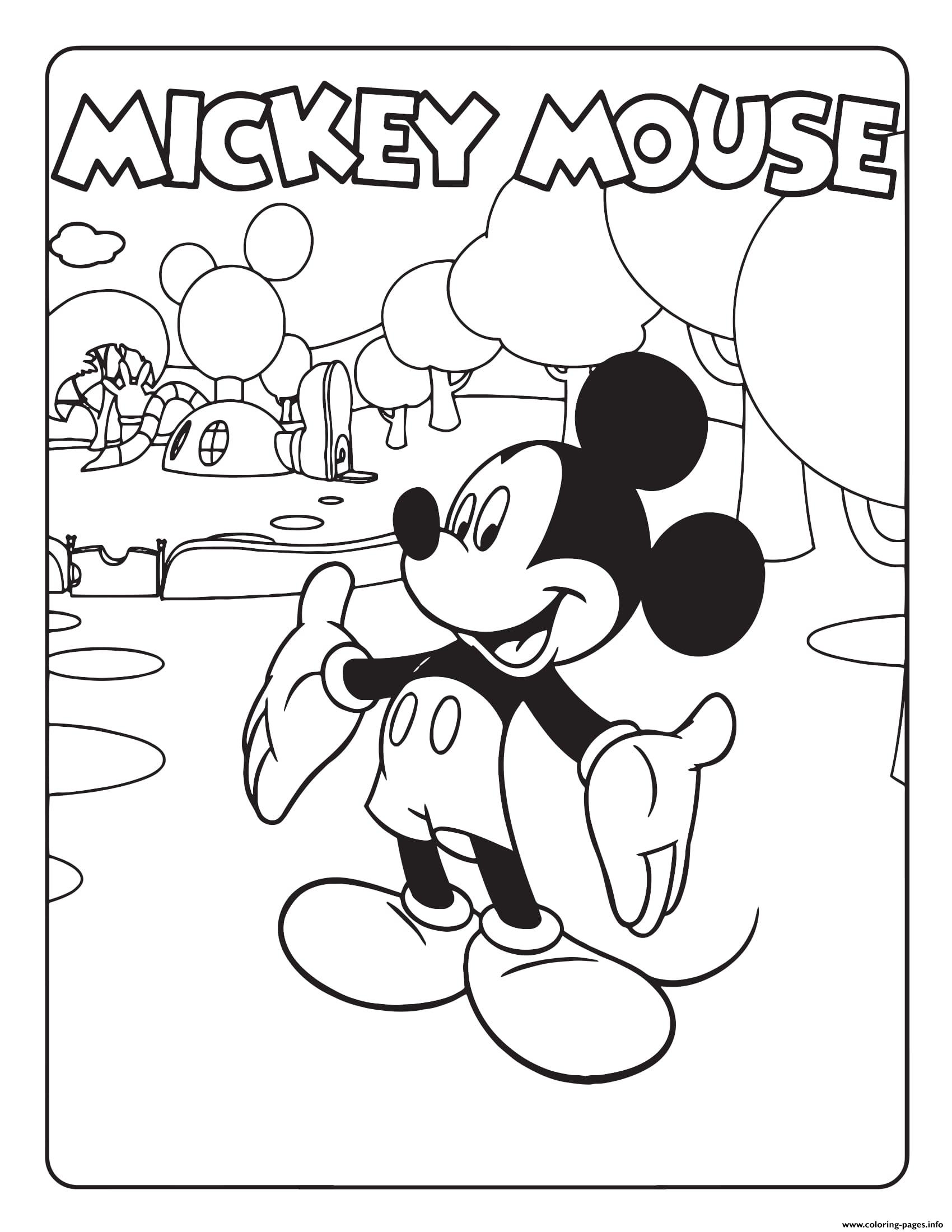 50 Mickey Mouse Color Book 22