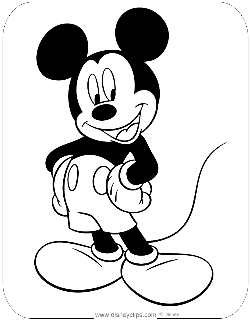 50 Mickey Mouse Color Book 41