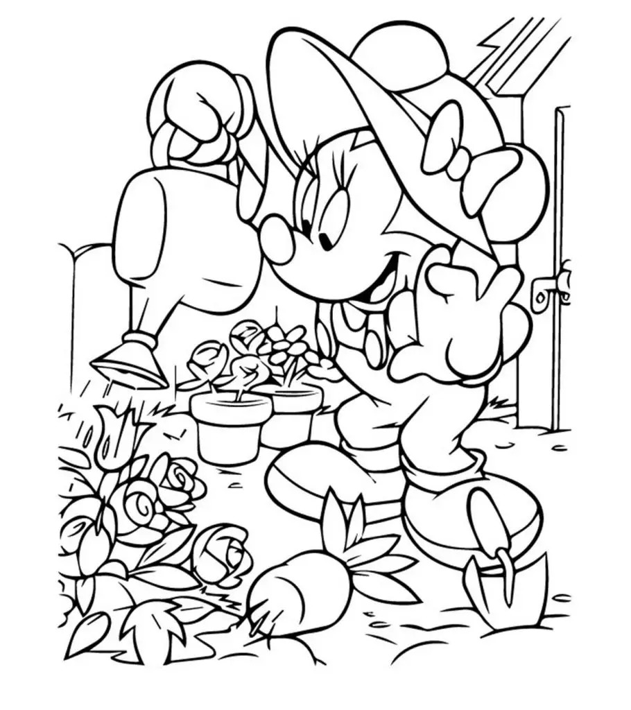 50 Minnie Mouse Coloring Book 38