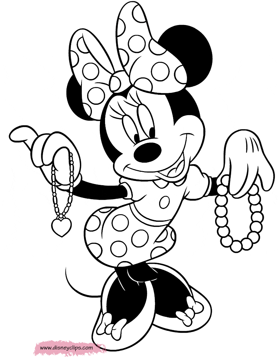 50 Minnie Mouse Coloring Book 40