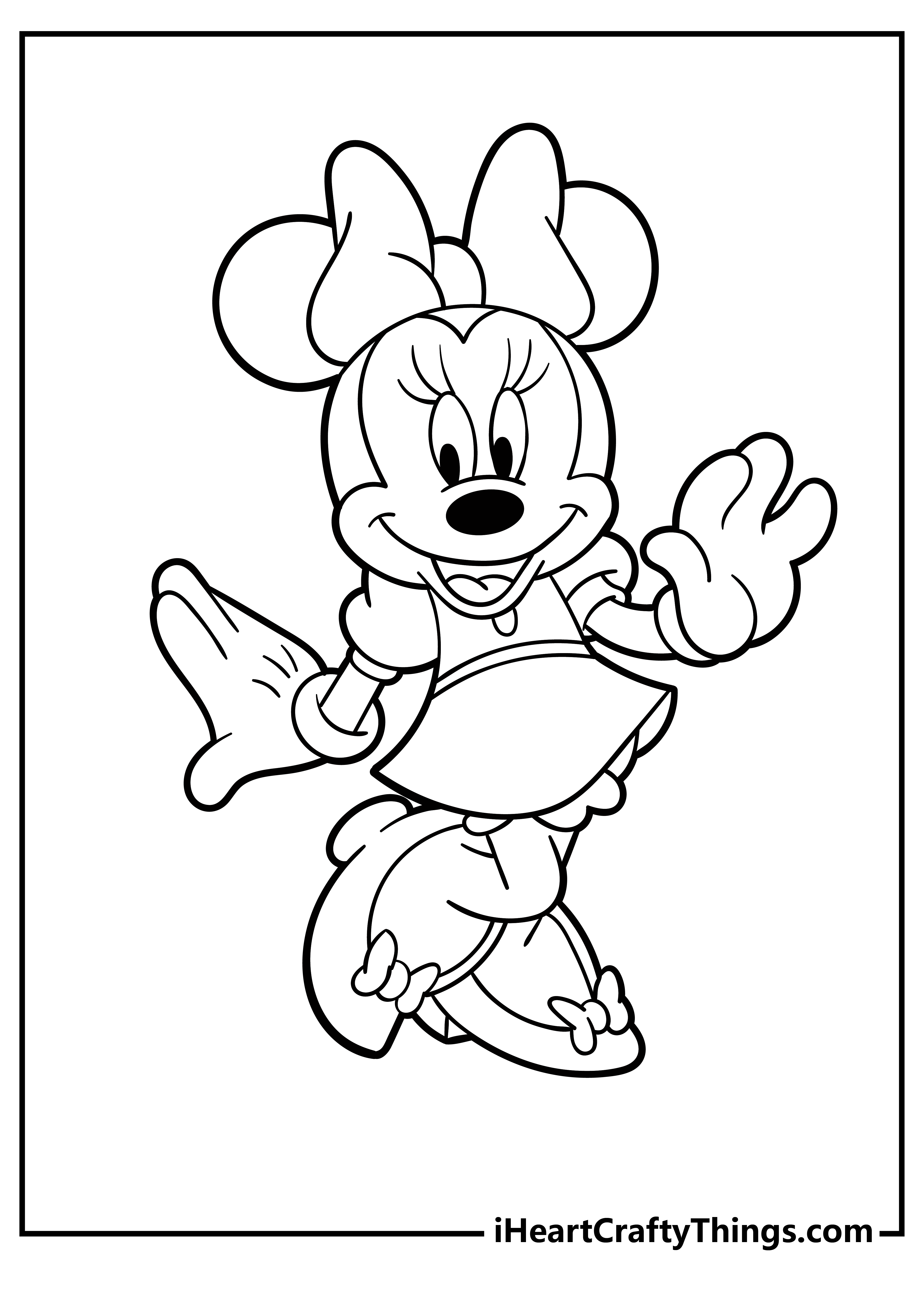 50 Minnie Mouse Coloring Book 50