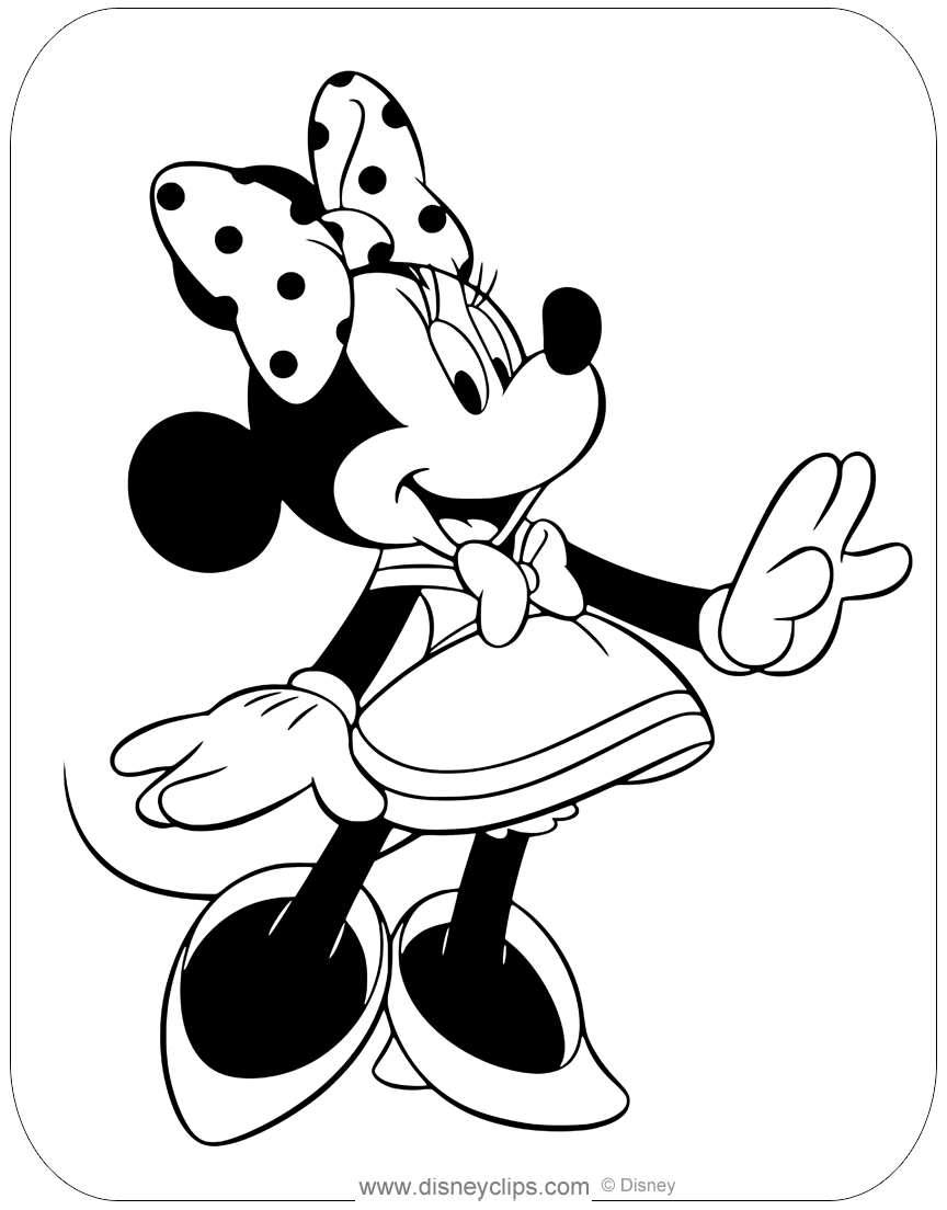 50 Minnie Mouse Coloring Book 51