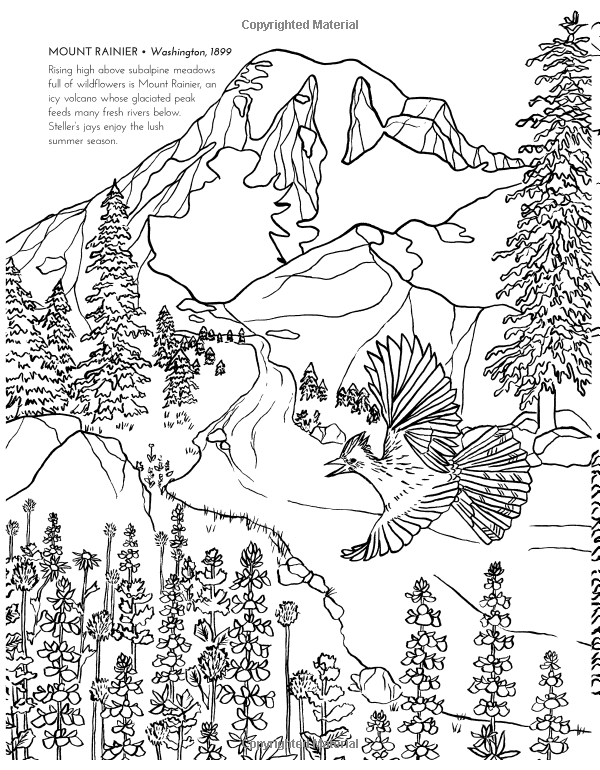 50 National Parks Coloring Book 14