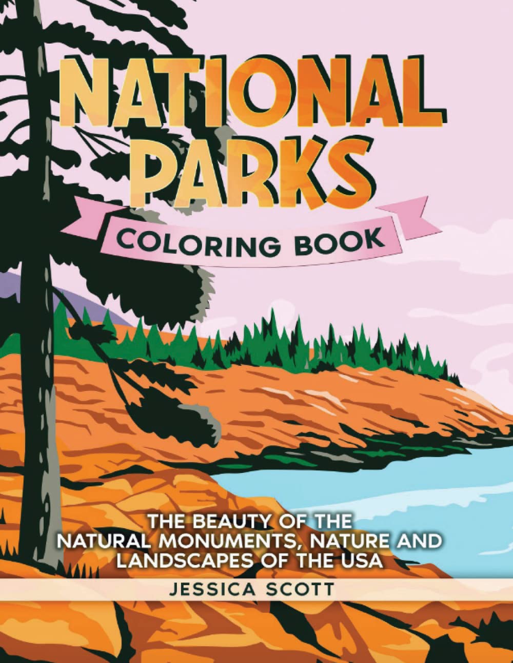 50 National Parks Coloring Book 34