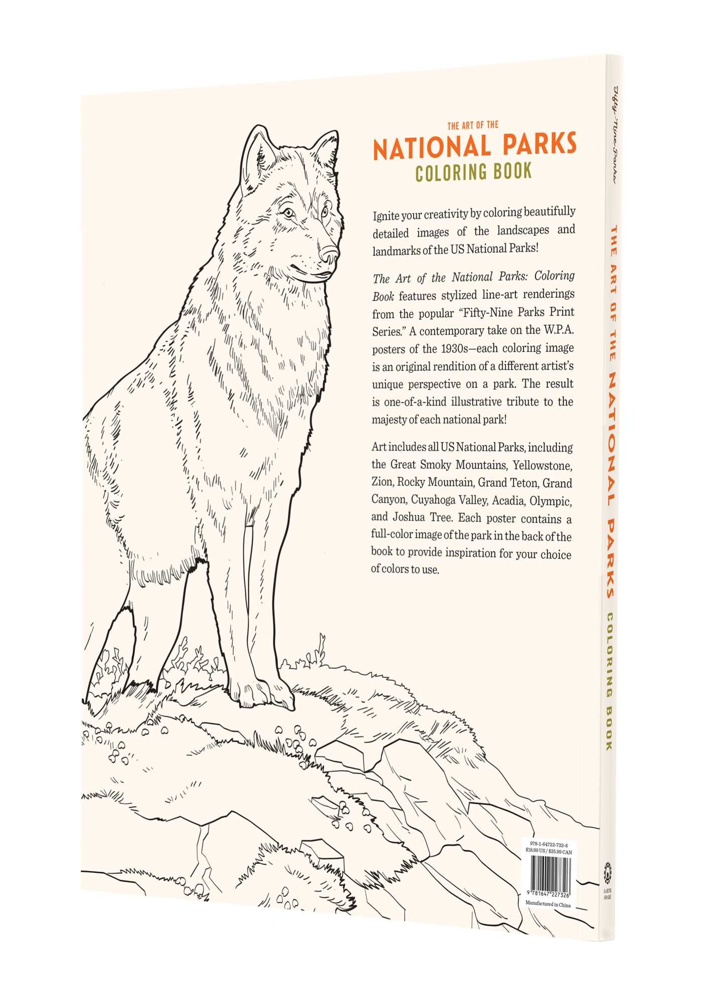 50 National Parks Coloring Book 35