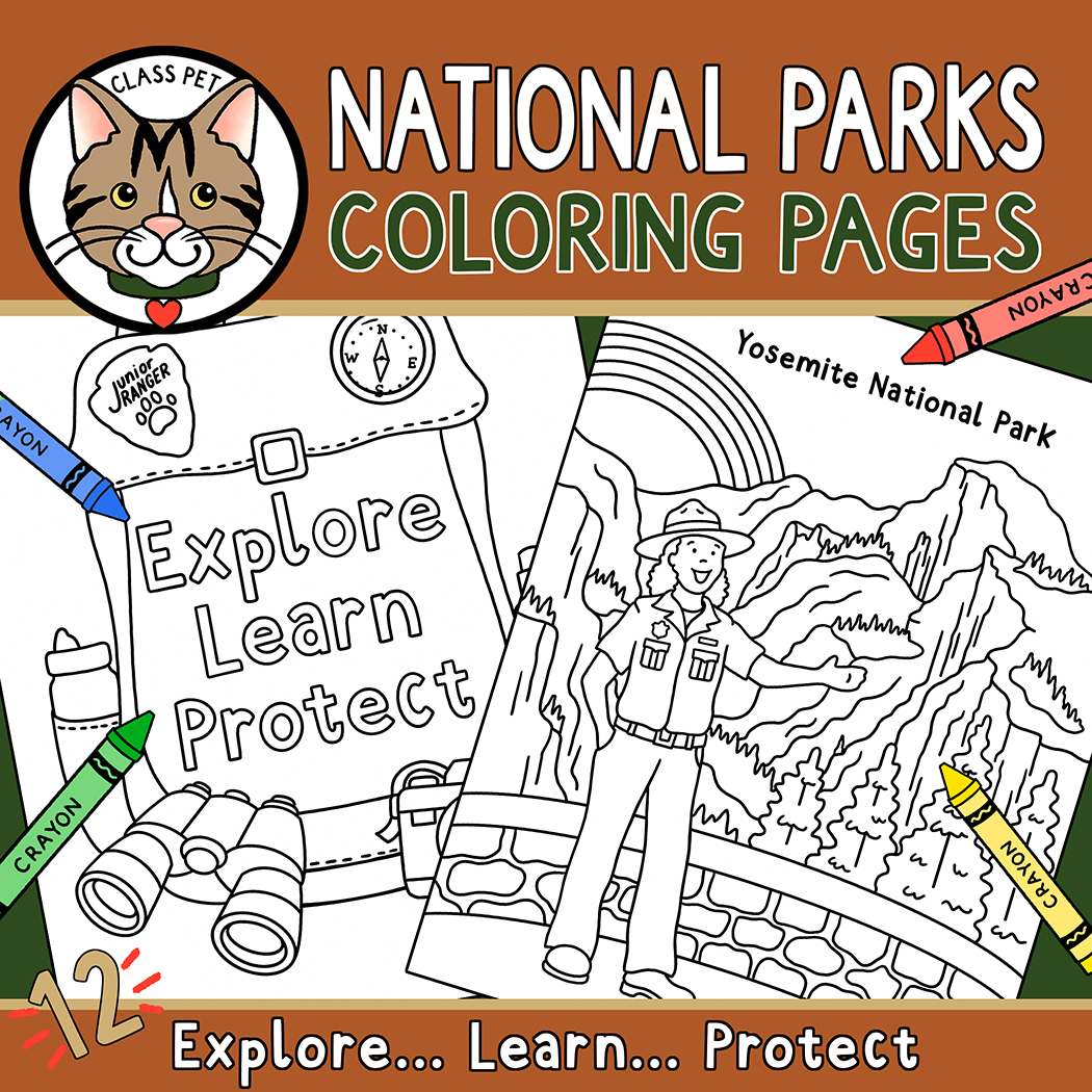 50 National Parks Coloring Book 4