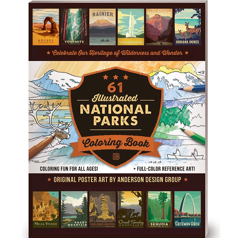 50 National Parks Coloring Book 41