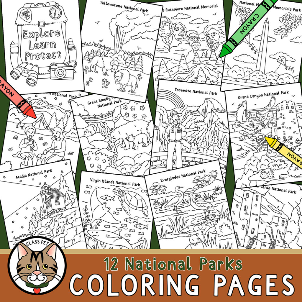 50 National Parks Coloring Book 42