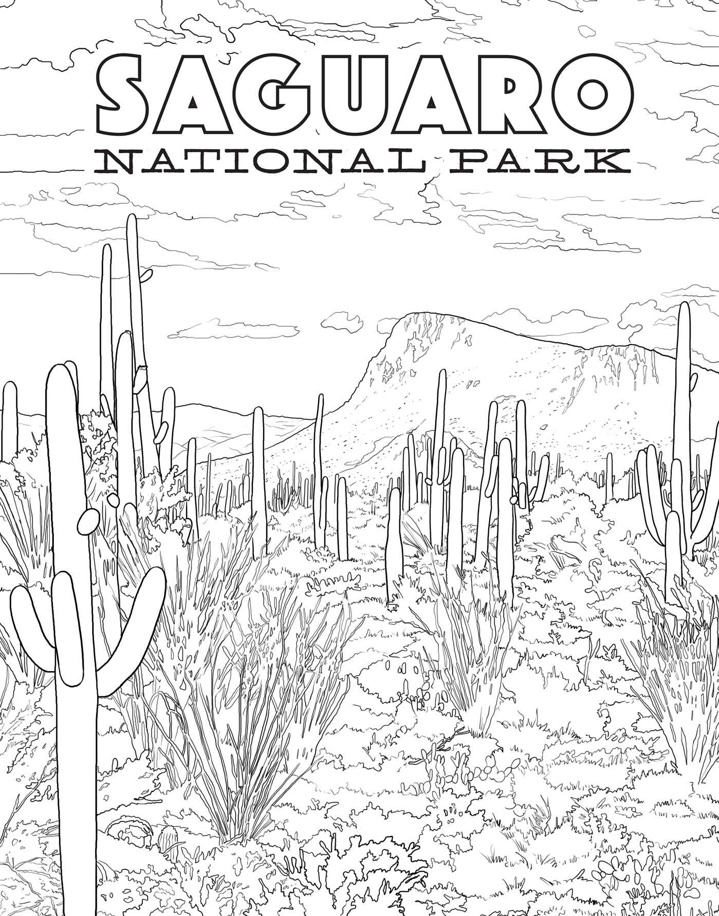 50 National Parks Coloring Book 46