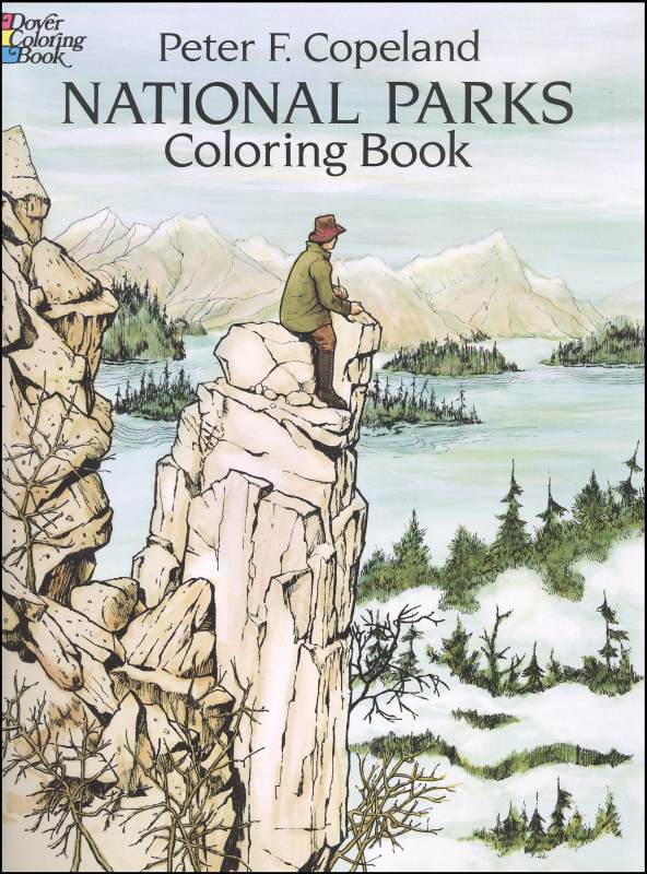 50 National Parks Coloring Book 50