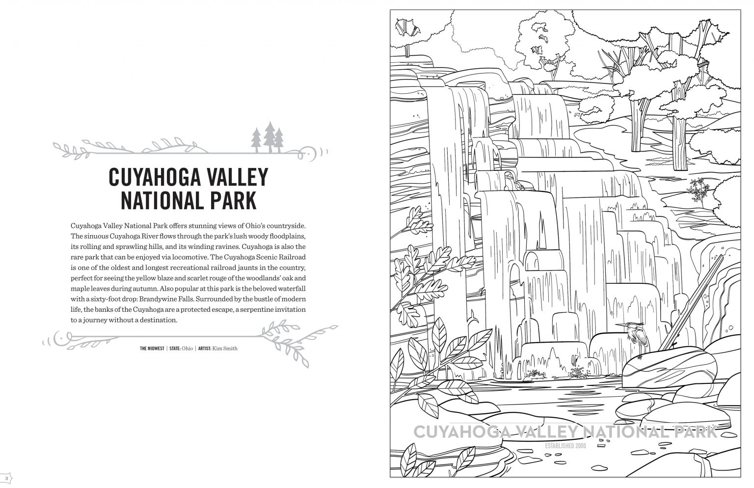 50 National Parks Coloring Book 56