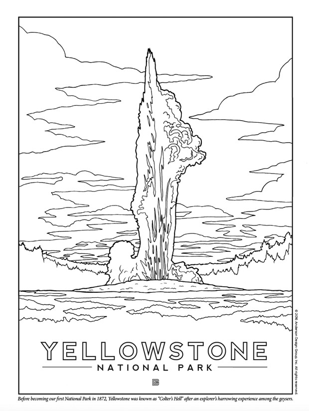 50 National Parks Coloring Book 66