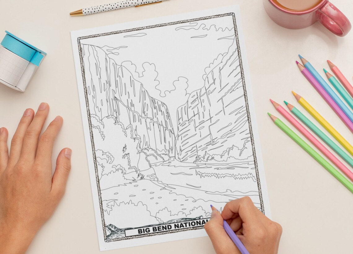 50 National Parks Coloring Book 67