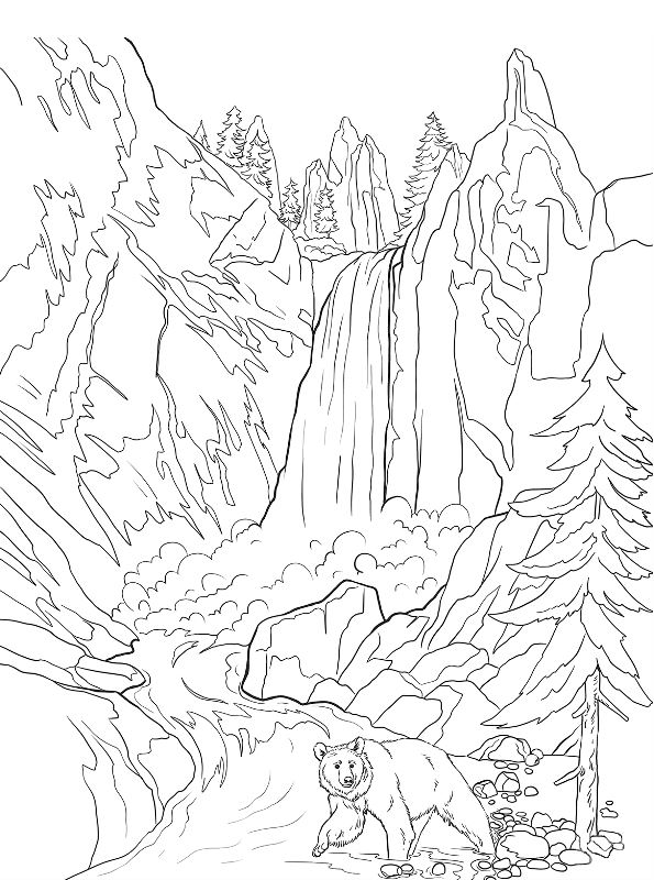 50 National Parks Coloring Book 8