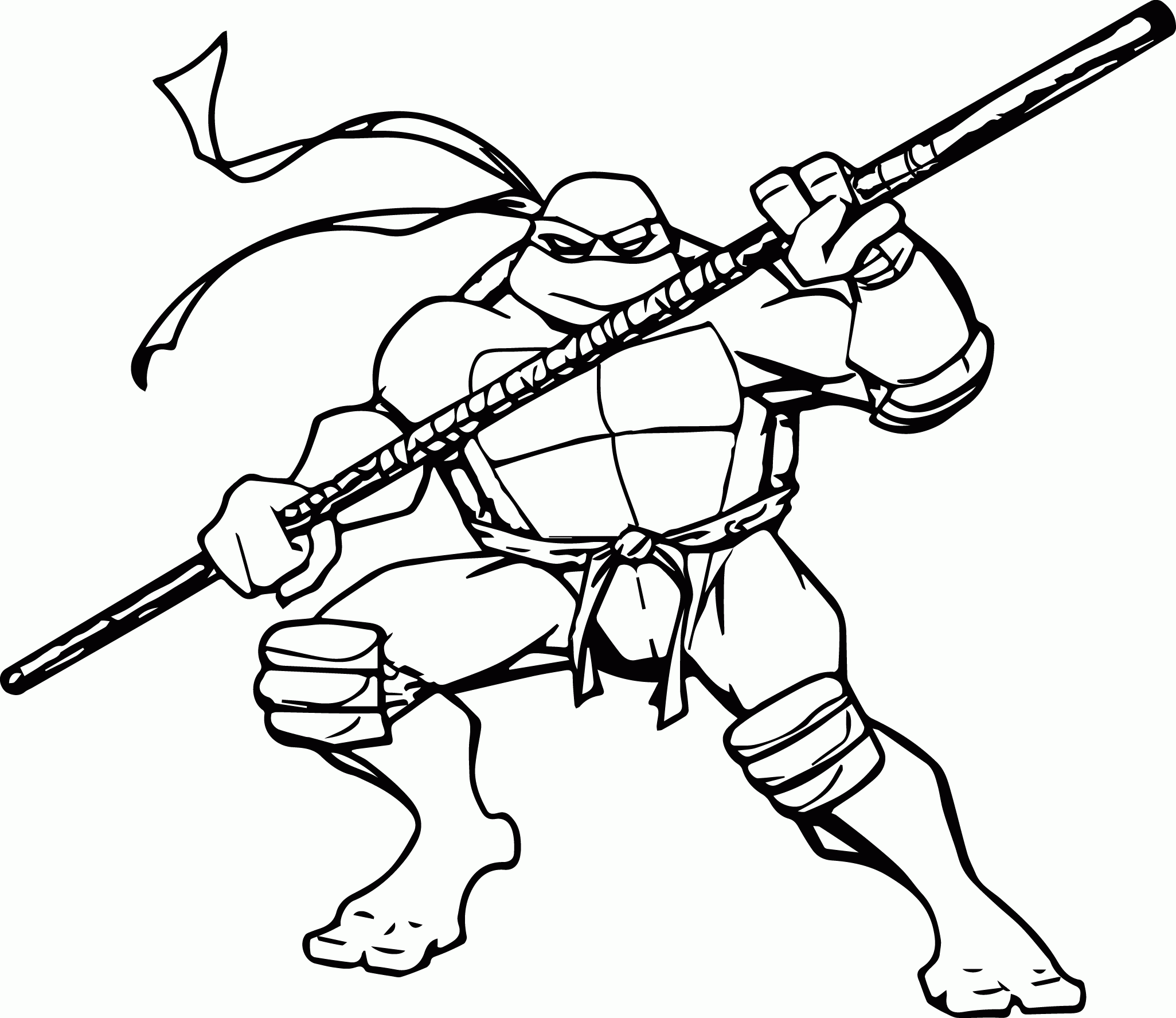 50 Printable Ninja Turtle Coloring Book 3