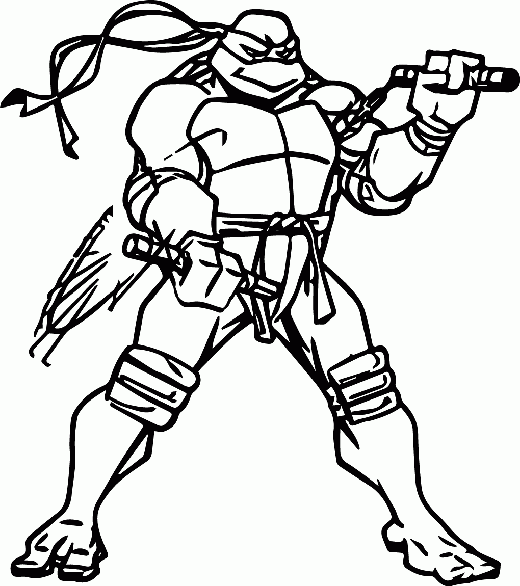 50 Printable Ninja Turtle Coloring Book 40