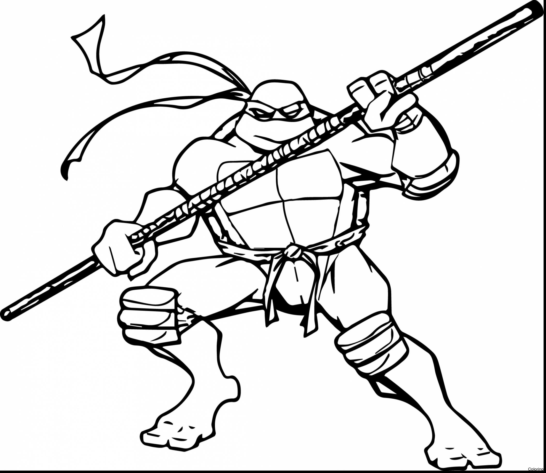 50 Printable Ninja Turtle Coloring Book 56