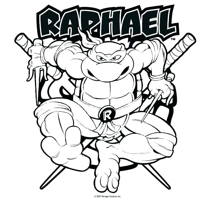 50 Printable Ninja Turtle Coloring Book 8