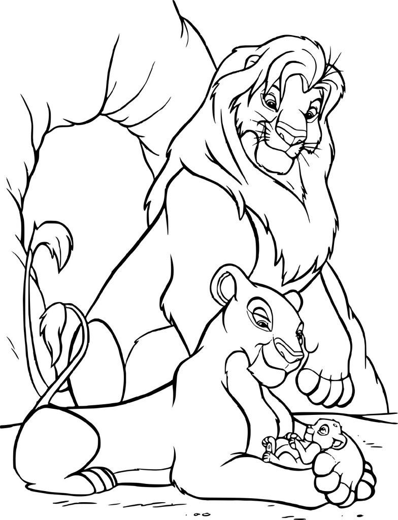 55 Lion King Coloring Book Pages 10