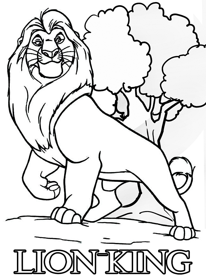 55 Lion King Coloring Book Pages 12