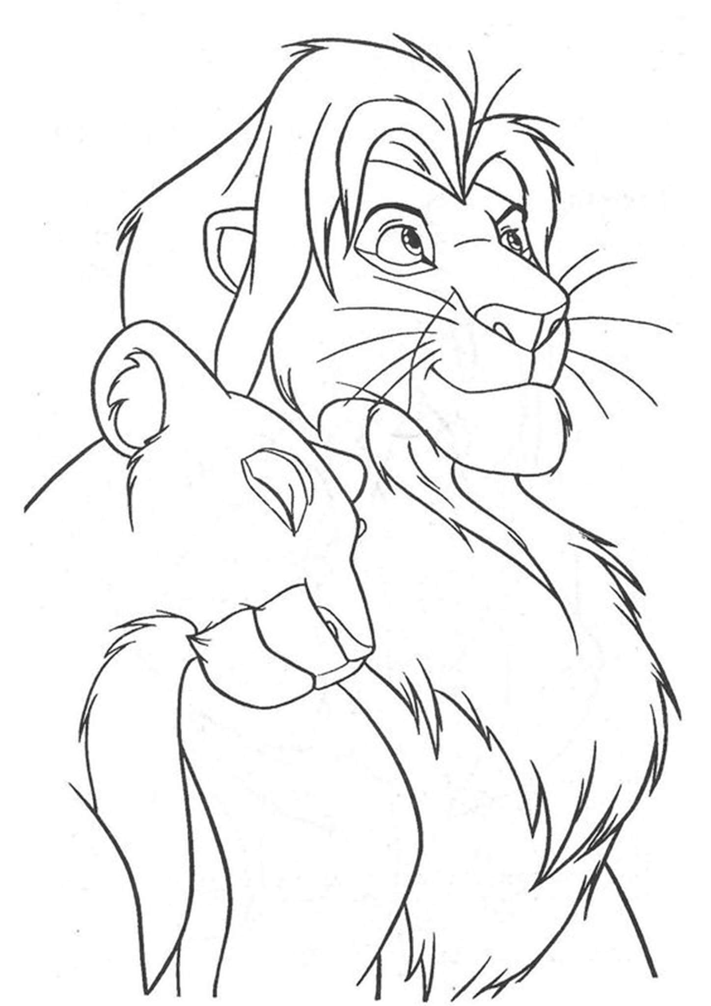 55 Lion King Coloring Book Pages 2