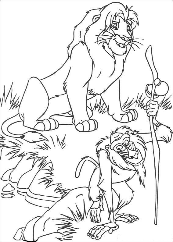 55 Lion King Coloring Book Pages 20