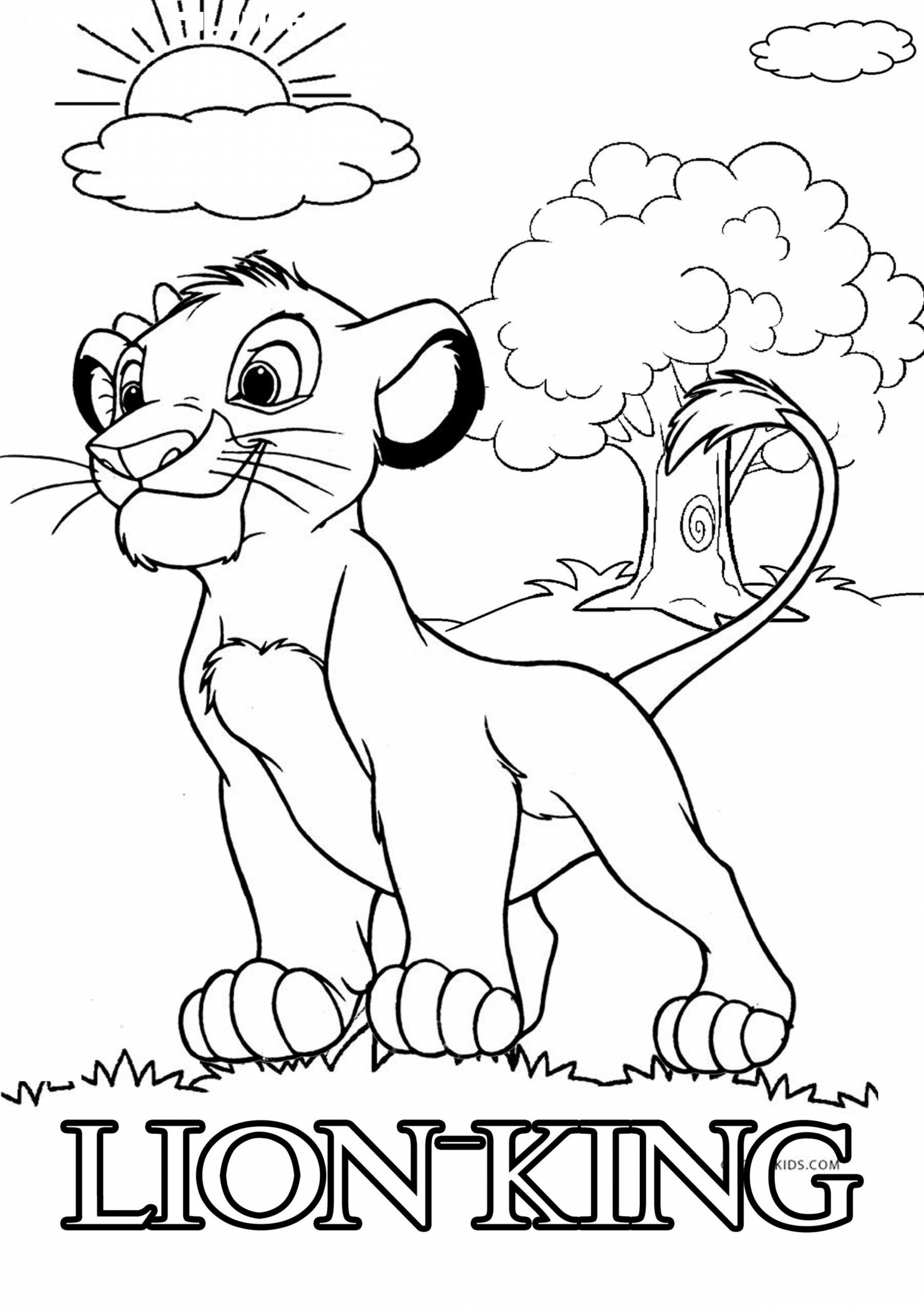 55 Lion King Coloring Book Pages 23