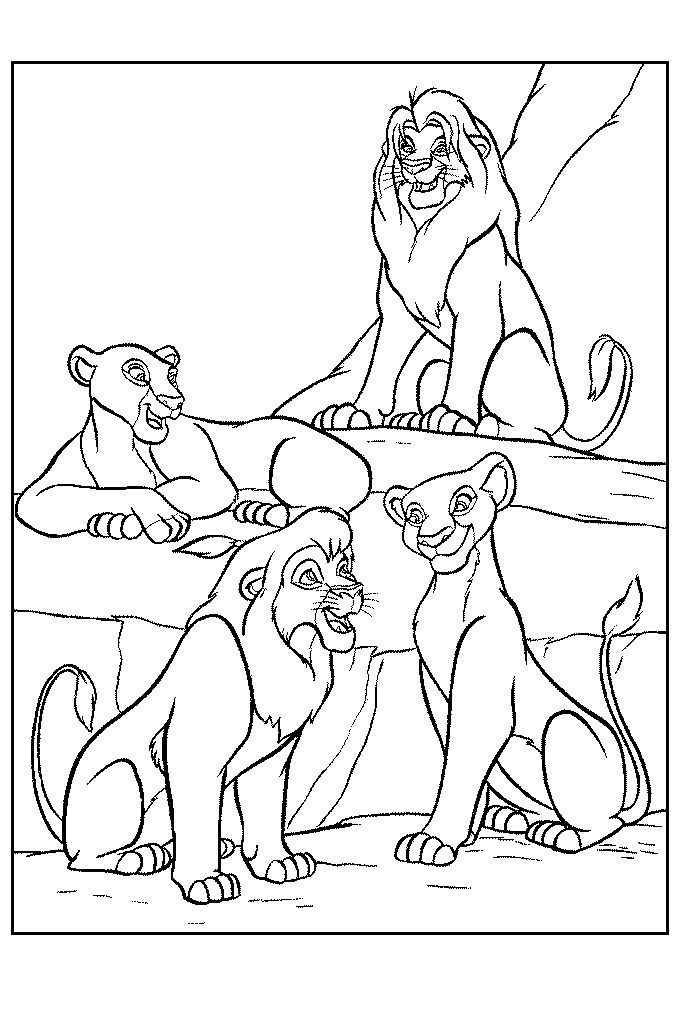 55 Lion King Coloring Book Pages 24