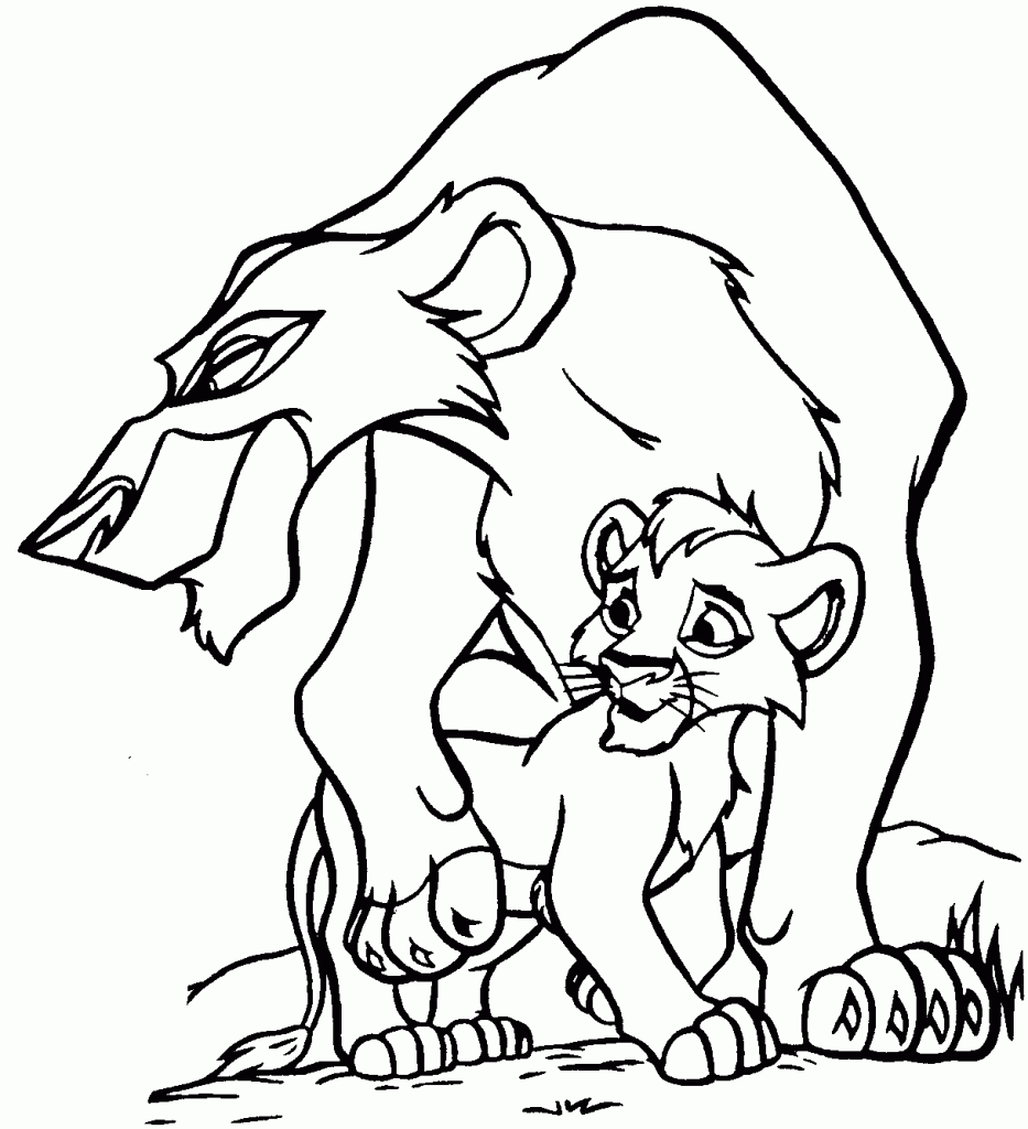 55 Lion King Coloring Book Pages 29