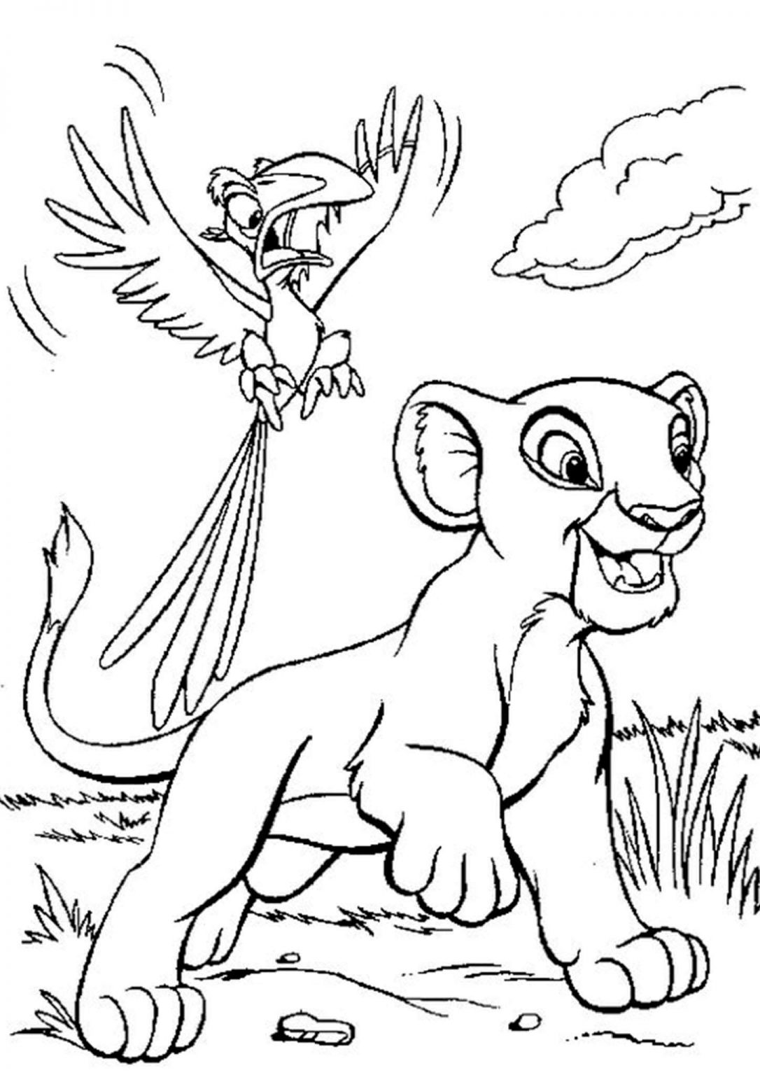 55 Lion King Coloring Book Pages 38