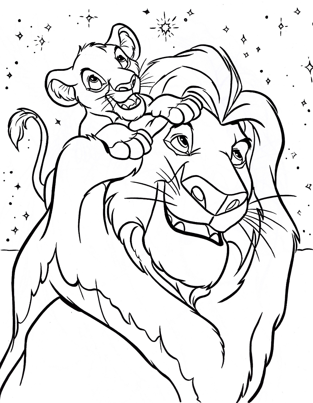 55 Lion King Coloring Book Pages 39