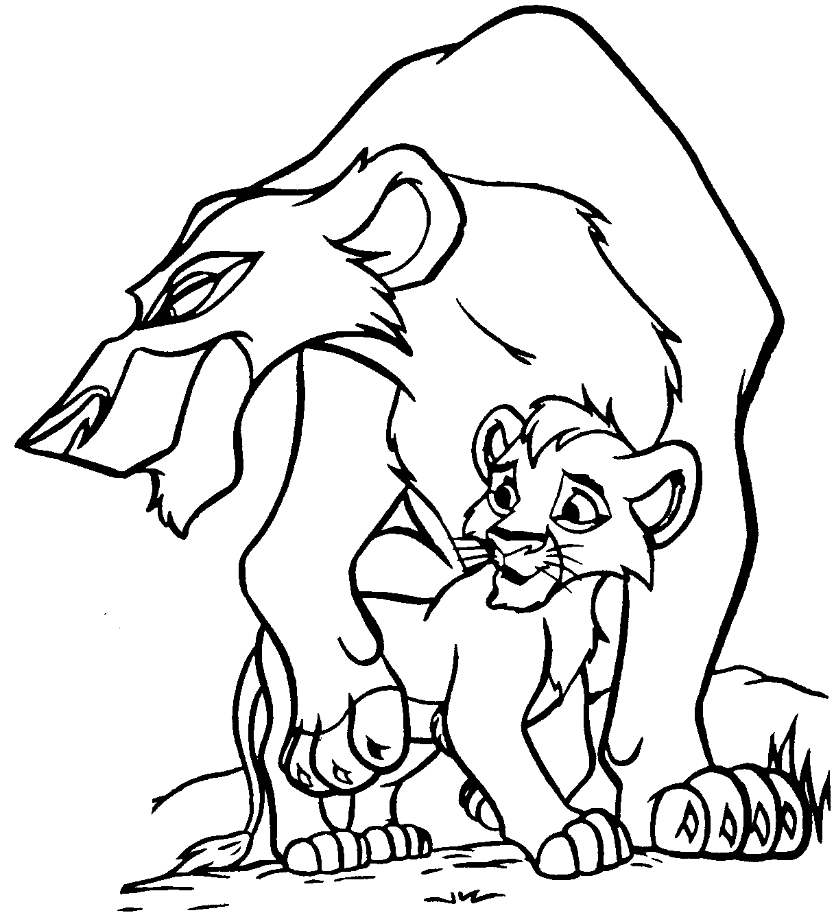 55 Lion King Coloring Book Pages 41