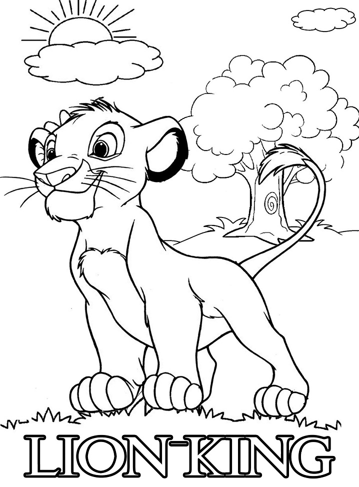 55 Lion King Coloring Book Pages 42