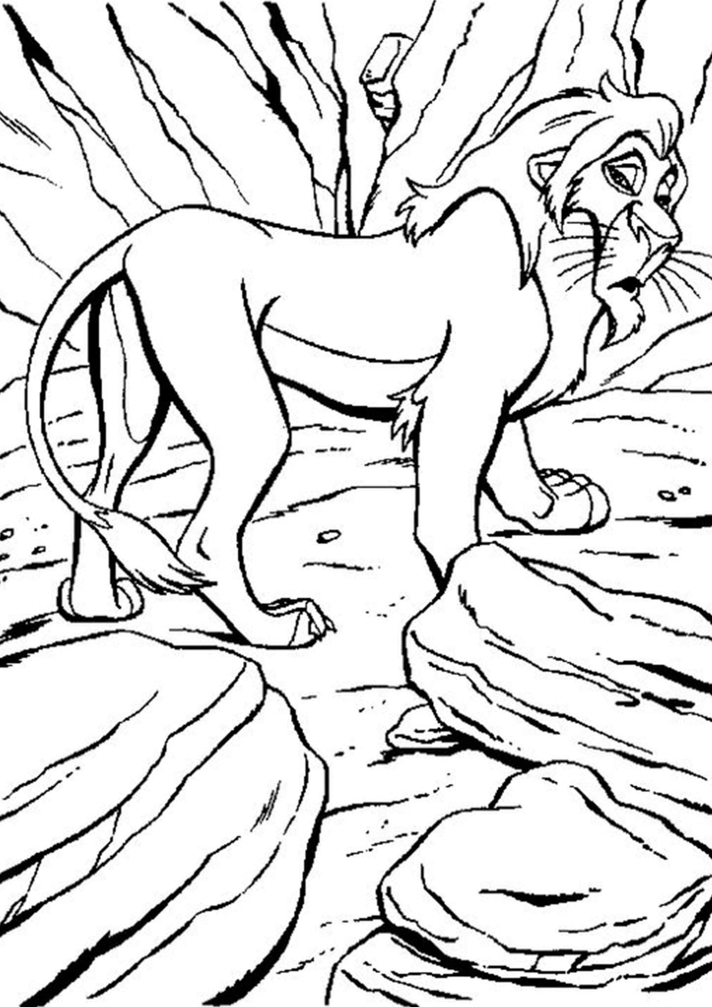 55 Lion King Coloring Book Pages 47