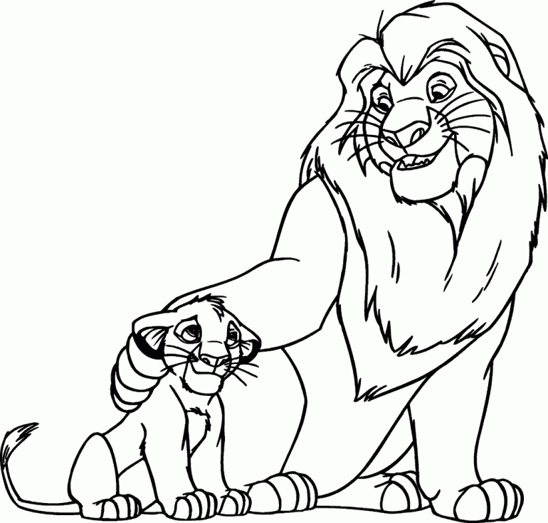 55 Lion King Coloring Book Pages 48