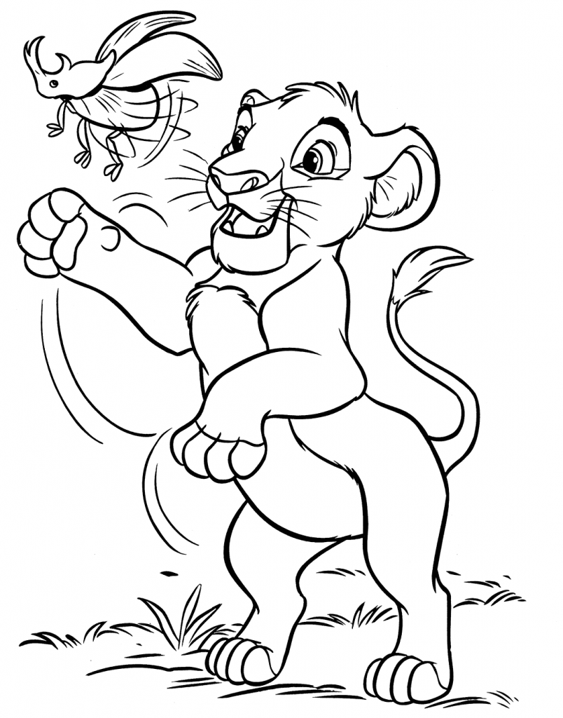 55 Lion King Coloring Book Pages 50