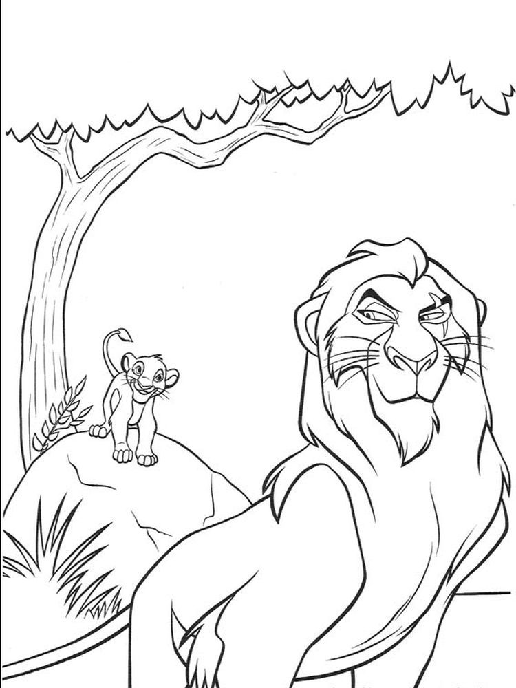 55 Lion King Coloring Book Pages 53