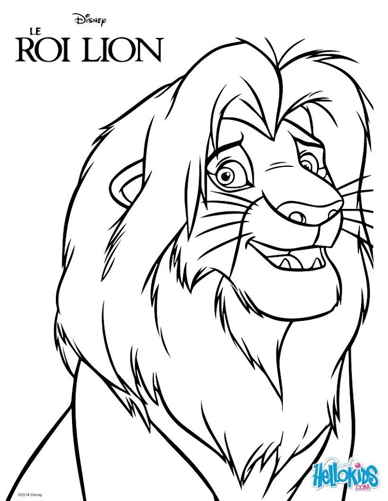 55 Lion King Coloring Book Pages 54