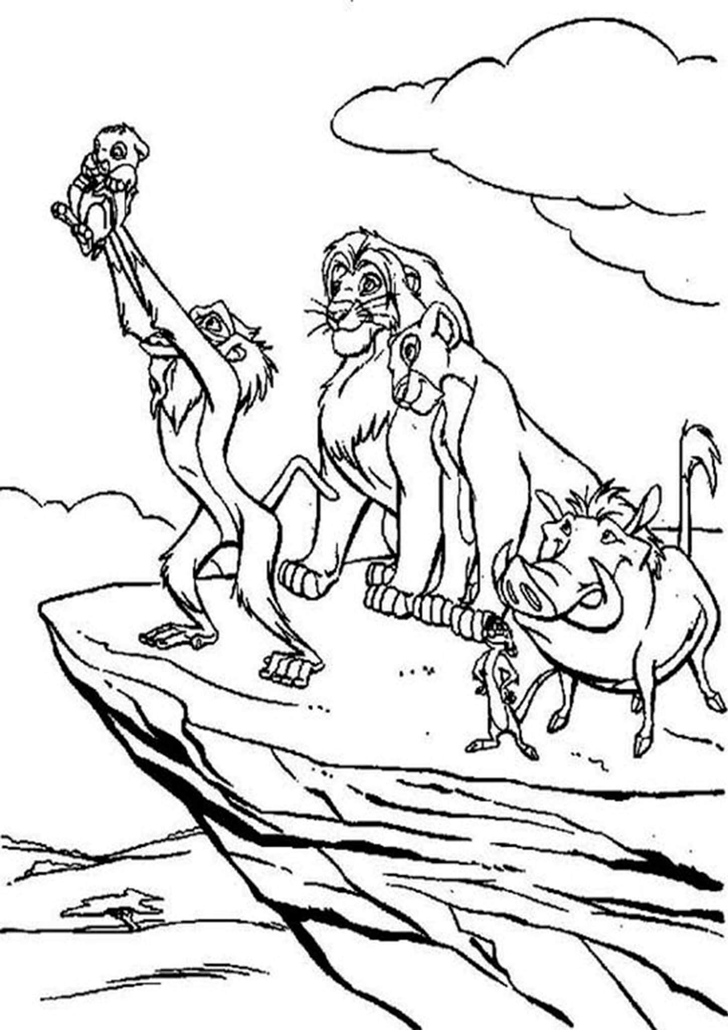 55 Lion King Coloring Book Pages 57